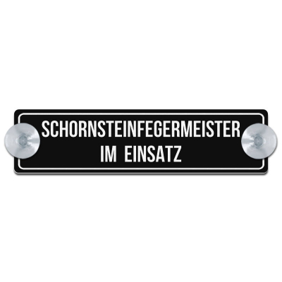 Schornsteinfegermeister im Einsatz